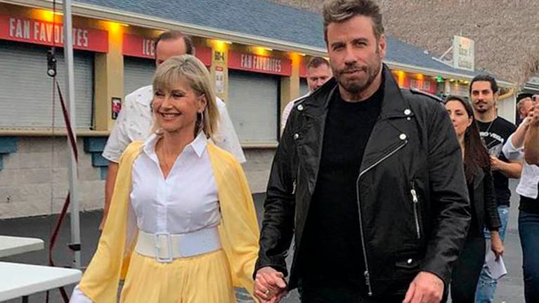 Olivia Newton-John y John Travolta: el último gran encuentro de la pareja de Grease