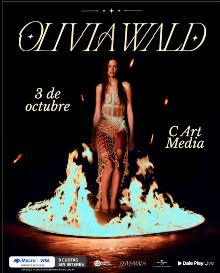 Olivia Wald presenta “Otra Que Arde” en Buenos Aires (foto de prensa)