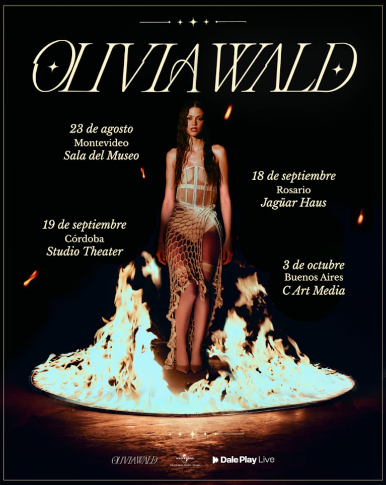 Olivia Wald presenta “Otra Que Arde” en Buenos Aires (foto de prensa)
