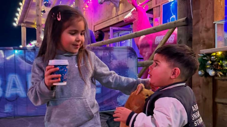 Olivia y Benjamín Fernández  (Foto Instagram @valucervantes)