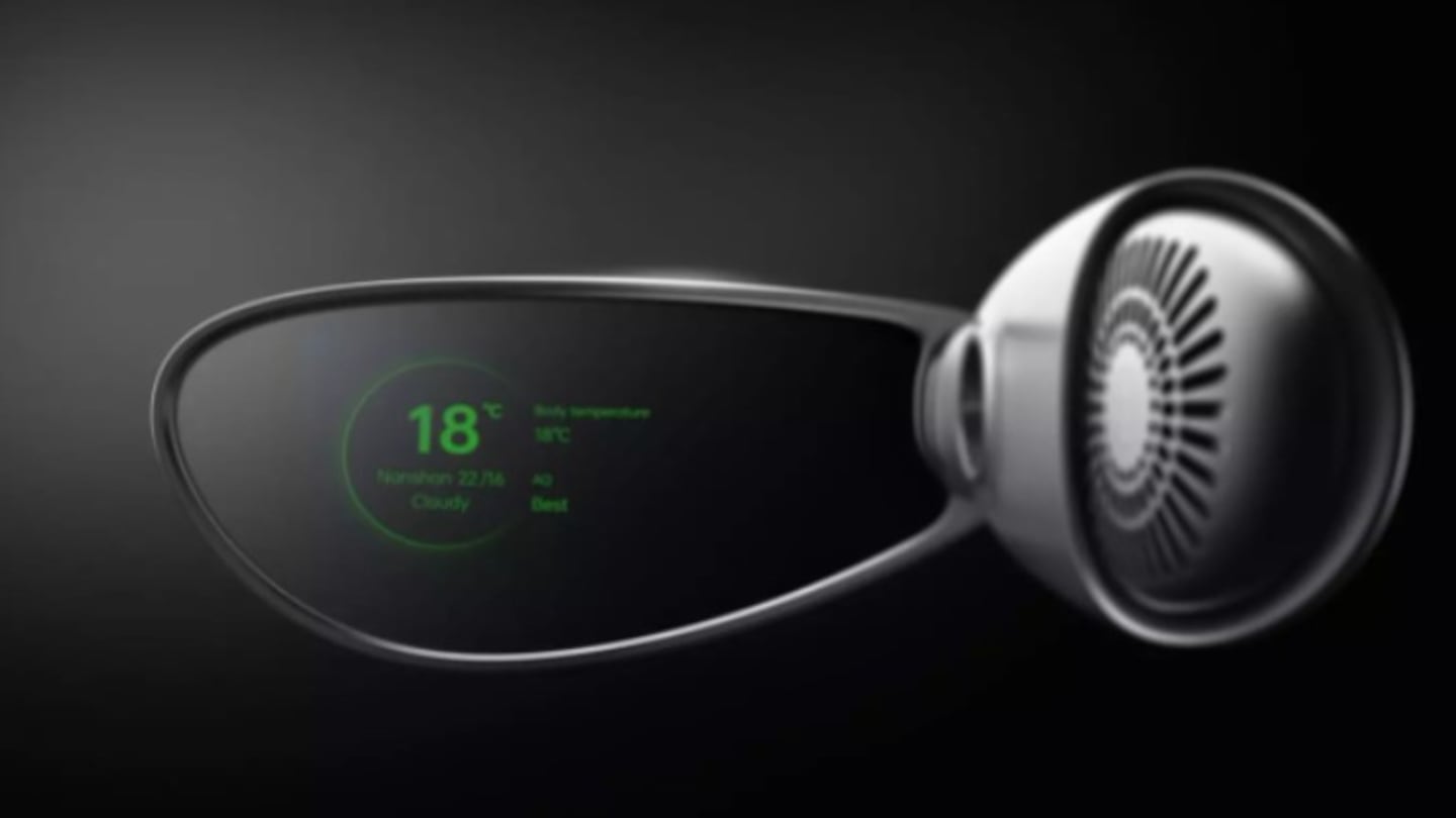 Oppo presenta sus gafas de aR Air Glass y una unidad neuronal para la IA, que alcanza 18 billones de TOPs