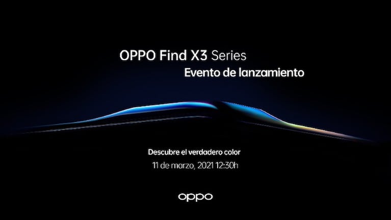 OPPO presentará Find X3 Pro, con el sistema integral de gestión del color de 10 bits, el 11 de marzo. Foto:DPA. 