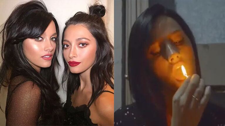 Ori simuló "tragar fuego" y su hermana, pícara, reaccionó.