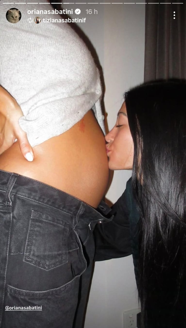 Oriana Sabatini celebró el baby shower de su beba en camino (Foto: Instagram/@orianasabatini).