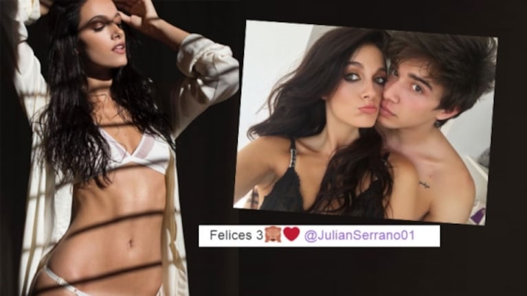 Oriana Sabatini celebró un año más de amor con Julián Serrano, tras los rumores de separación: "Felices 3"