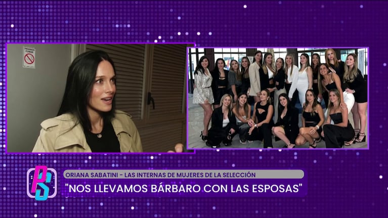Oriana Sabatini habló de las esposas de los futbolistas (Foto: captura de eltrece).