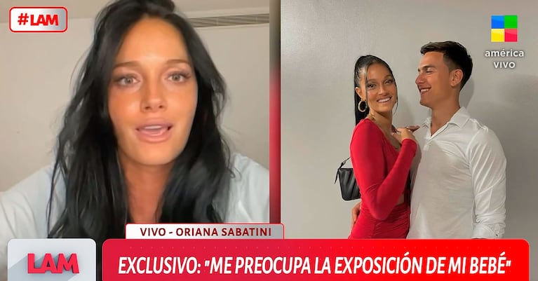 Oriana Sabatini habló de su embarazo en LAM.