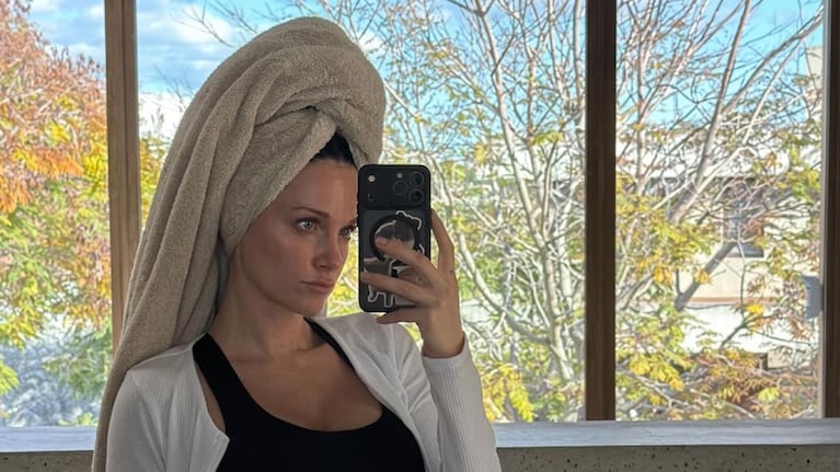 Oriana Sabatini mostró su cuerpo a tres meses y medio del nacimiento de Gia