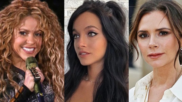 Oriana Sabatini rankea en una lista de parejas de futbolistas famosas como Shakira y Victoria Bekcham.