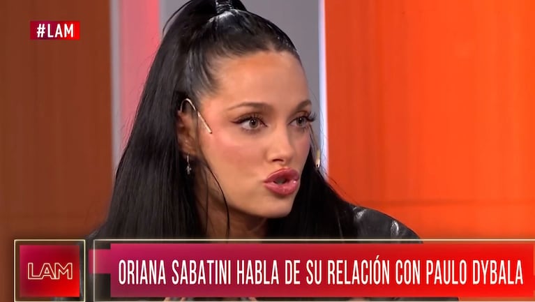 Oriana Sabatini respondió con contundencia qué haría si se enterara de que Paulo Dybala le fue infiel