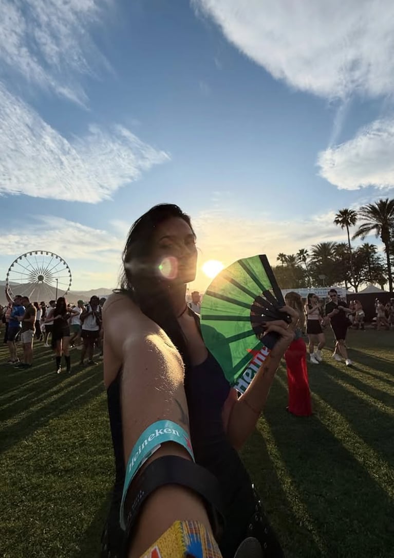 Oriana Sabatini se lookeó para Coachella 2025. Foto: IG | orianasabatini
