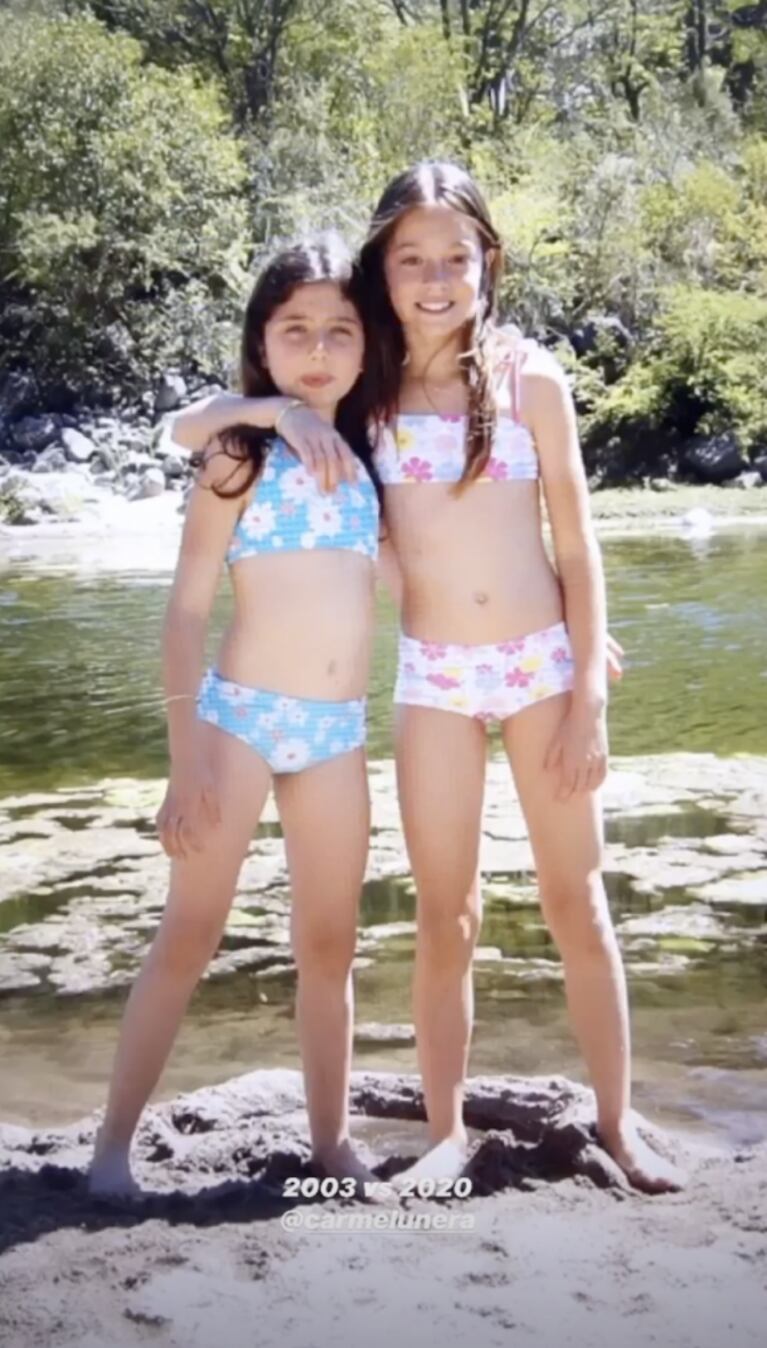 Oriana Sabatini viajó con una amiga de su infancia a una paradisíaca playa italiana: "¡Estamos listas!"