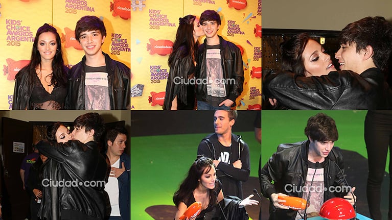 Oriana Sabatini y Julián Serrano, la pareja cool de los KCA. (Fotos: Movilpress-Ciudad.com)