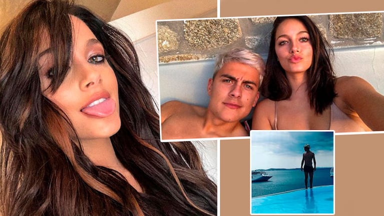 Oriana Sabatini y Paulo Dybala, enamorados en Grecia 