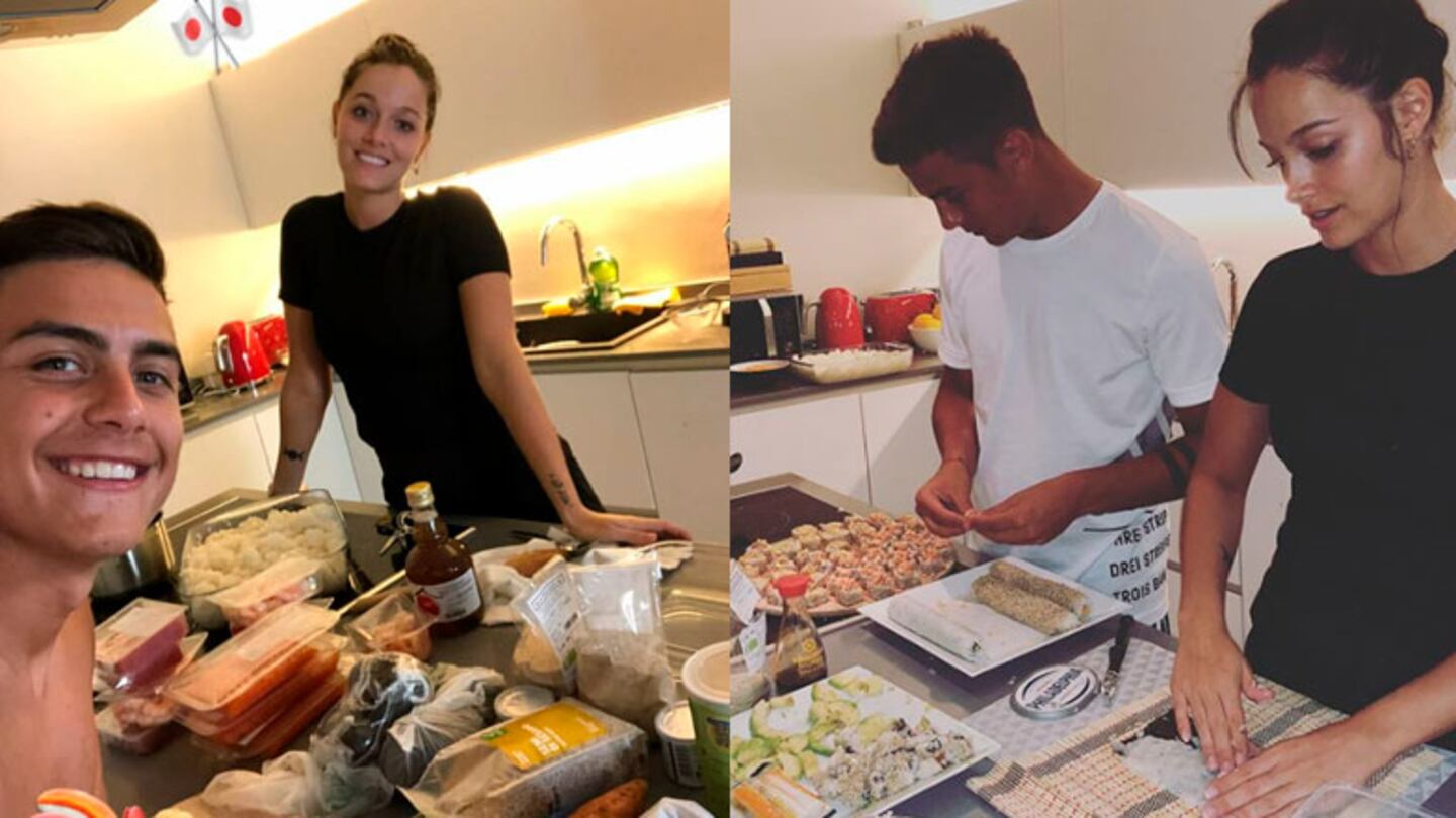 Oriana Sabatini y Paulo Dybala, expertos en la cocina japonesa: MasterChef sushi