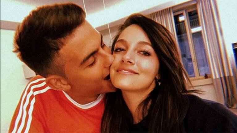 Oriana Sabatini y Paulo Dybala, tierna postal de su romance de entrecasa