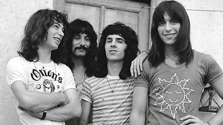 Orions. En la foto, Adrián Bar junto a sus compañeros de banda.