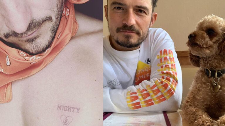 Orlando se tatuó en honor a su perro.