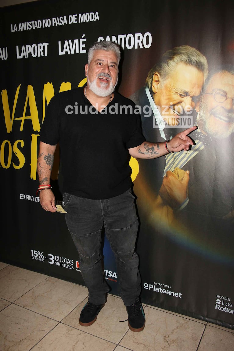 Oscar Fernando Pichu Straneo Díaz en el estreno de Vamo' los pibes (Foto: Movilpress)