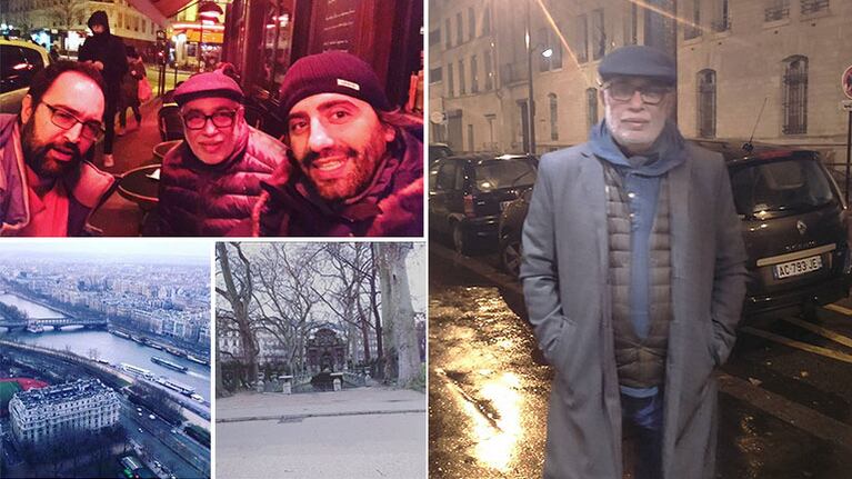 Oscar González Oro, de vacaciones en París tras separarse de Tato Cabrera. (Foto: Instagram)