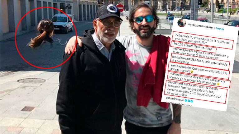 Oscar González Oro publicó una llamativa foto