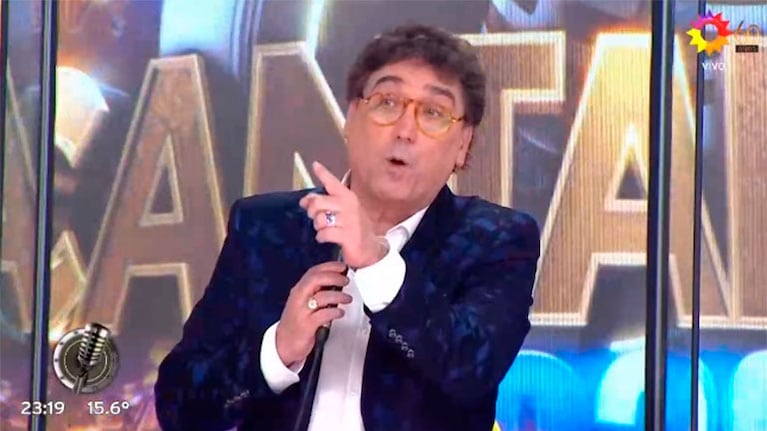 Oscar Mediavilla, a horas de la gran final del Cantando: “No invitaría a comer a mi casa a Alex Caniggia; no tiene límites