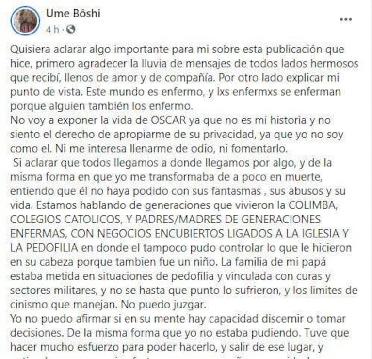 Oscar Righi, exguitarrista de la Bersuit, fue acusado por su hija de abuso sexual