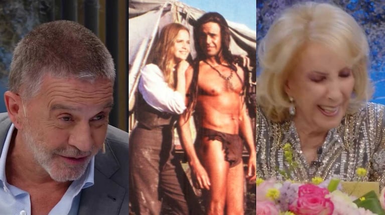 Osvaldo Laport y Mirtha Legrand  (Fotos: capturas eltrece)