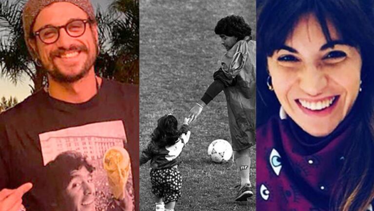 Osvaldo le dedicó a Gianinna una tierna foto retro con Diego por su cumple.