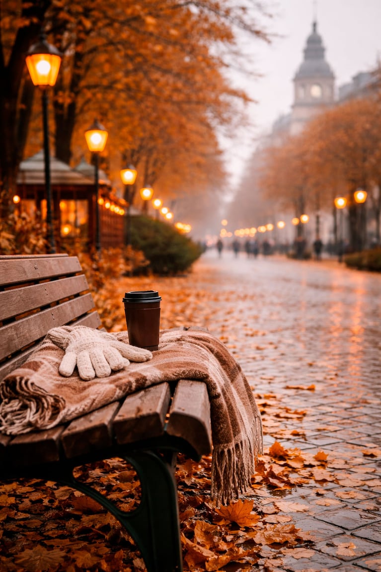 Otoño en Argentina: cuándo llega el frío de verdad y cómo prepararte (imagen creada con IA)