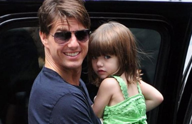Otras épocas: Tom Cruise y su hija Suri. (Foto: Web)