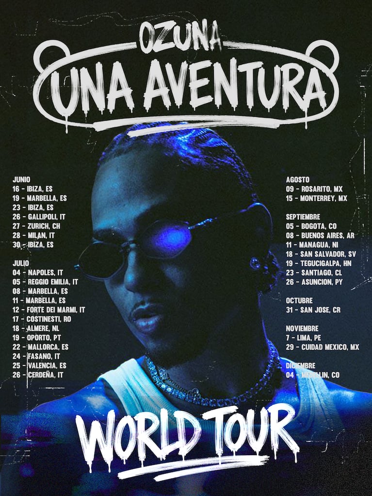 Ozuna anuncia “Una Aventura World Tour” y confirma show en Buenos Aires
