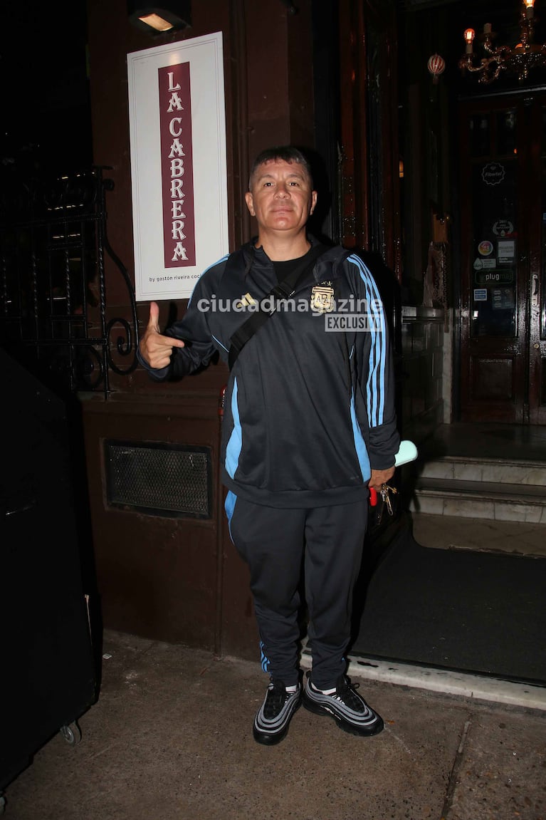 Pablito Lescano en el encuentro de los ex Masterchef (Foto: Movilpress).