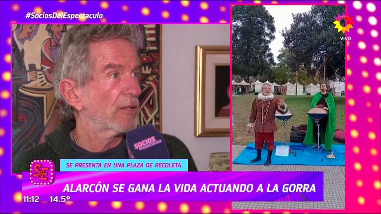 Pablo Alarcón con Socios del Espectáculo.