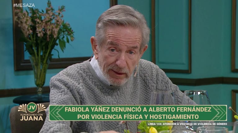 Pablo Alarcón en Almorzando con Juana (Foto: eltrece)