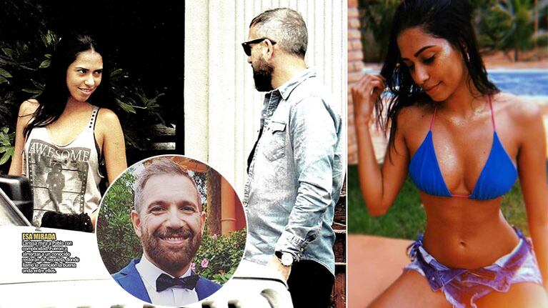 Pablo Duggan, de novio con Larissa Sorato. Foto: revista Paparazzi e Instagram