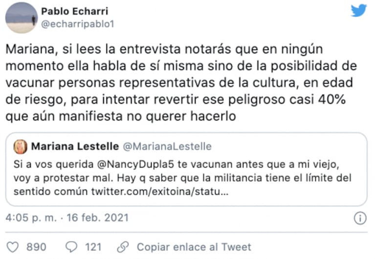 Pablo Echarri defendió a Nancy Dupláa, tras su fuerte cruce con Mariana Lestelle: "La criticaste por prejuicio"