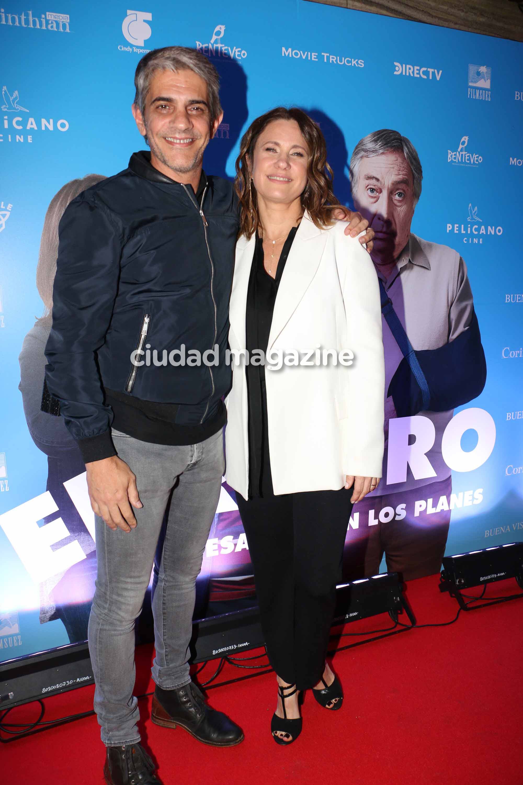 Pablo Echarri, juntos en el estreno de El retiro. Foto: Movilpress