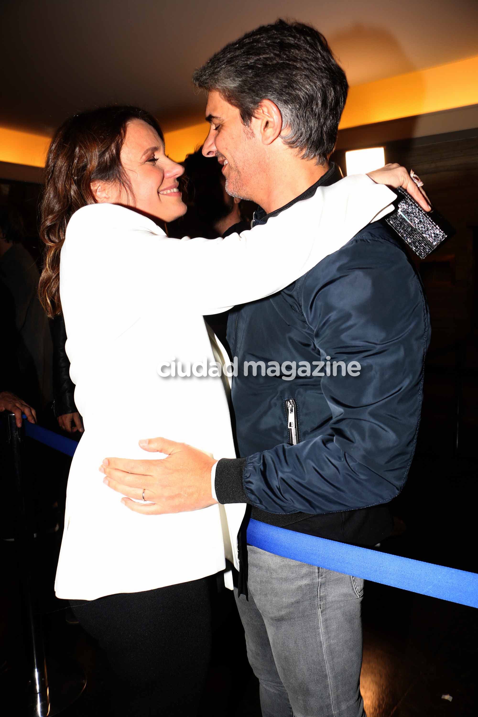 Pablo Echarri, juntos en el estreno de El retiro. Foto: Movilpress