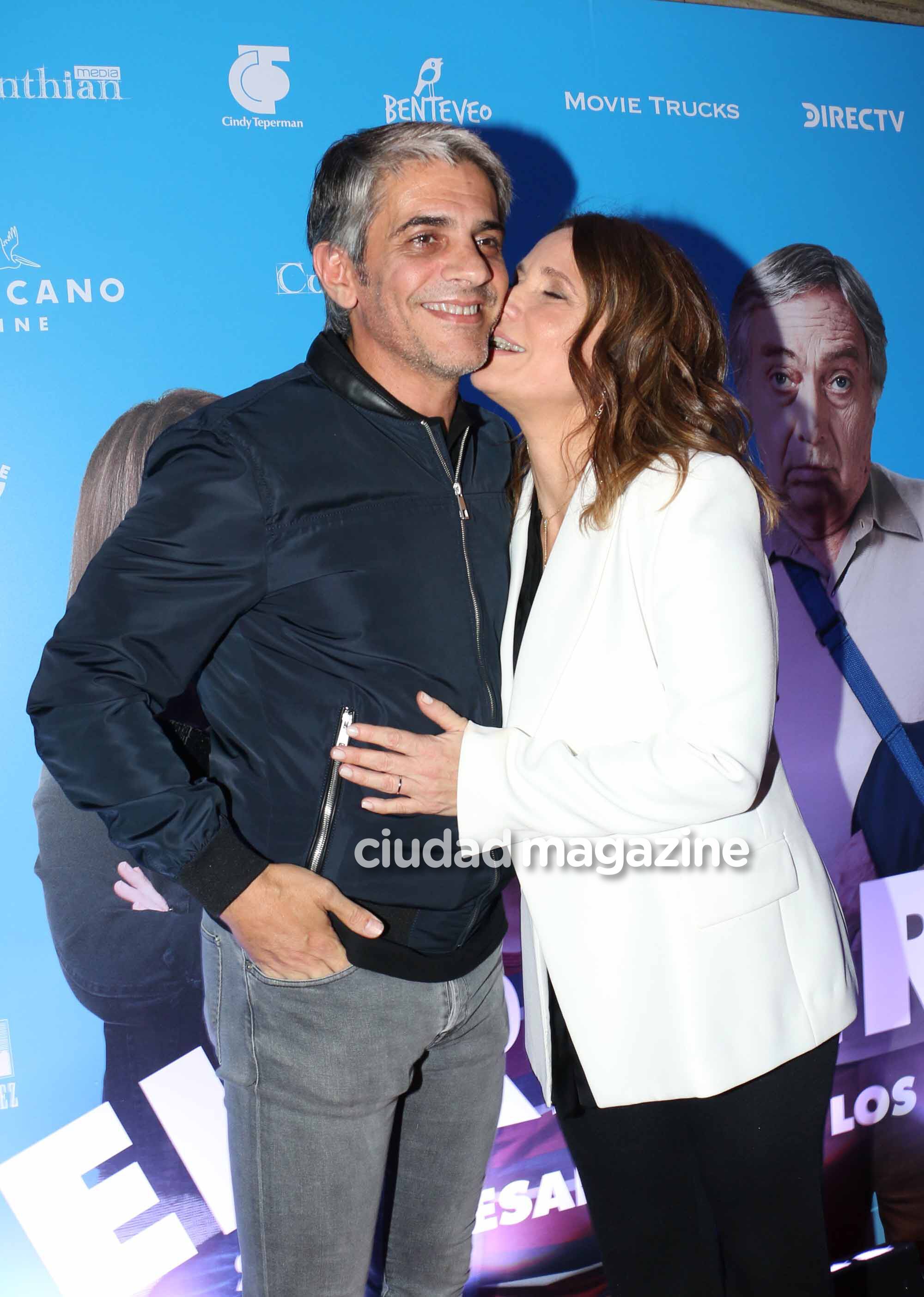 Pablo Echarri, juntos en el estreno de El retiro. Foto: Movilpress