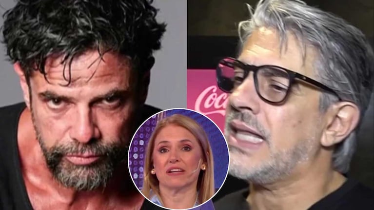 Pablo Echarri, Luciano Castro y Fernanda Iglesias (Fotos: capturas eltrece)