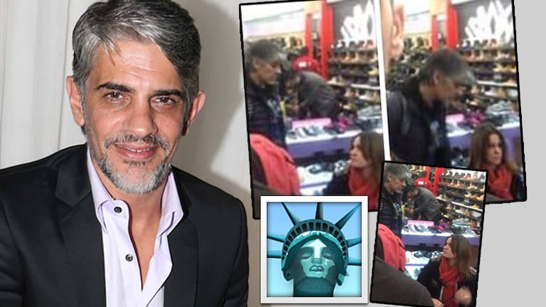 Pablo Echarri, tras las críticas 2.0 por su viaje a Nueva York con Nancy Dupláa (Foto: web y Twitter)