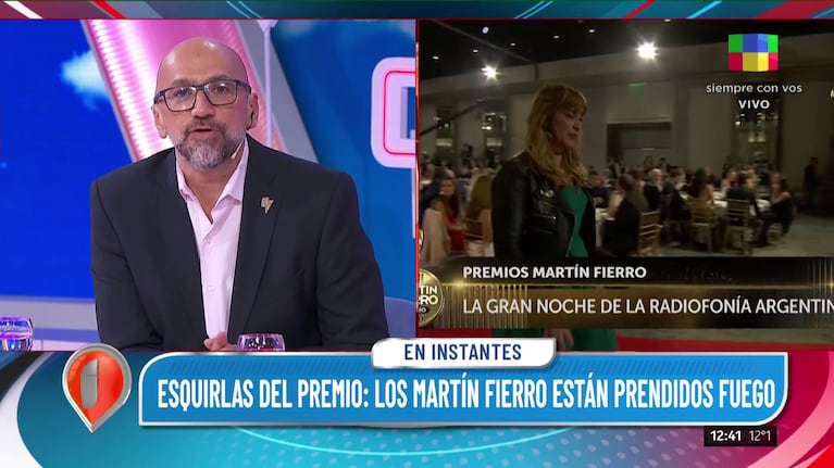 Pablo Layus habló de Luis Ventura y el Martín Fierro de la Radio en Intrusos.