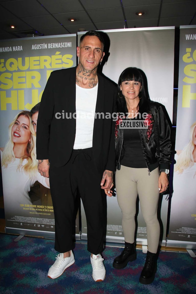 Pablo Migliore y esposa (Foto: Movilpress)