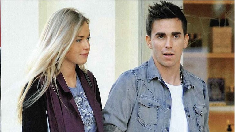 Pablo Mouche y Valentina, su nueva novia. (Foto: revista Caras)