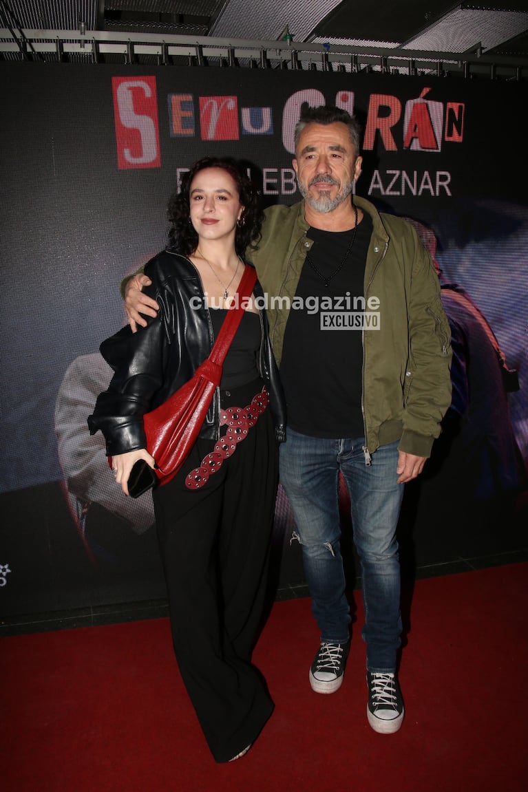 Pablo y Mery Granados en el regreso de Serú Girán (Foto: Movilpress).
