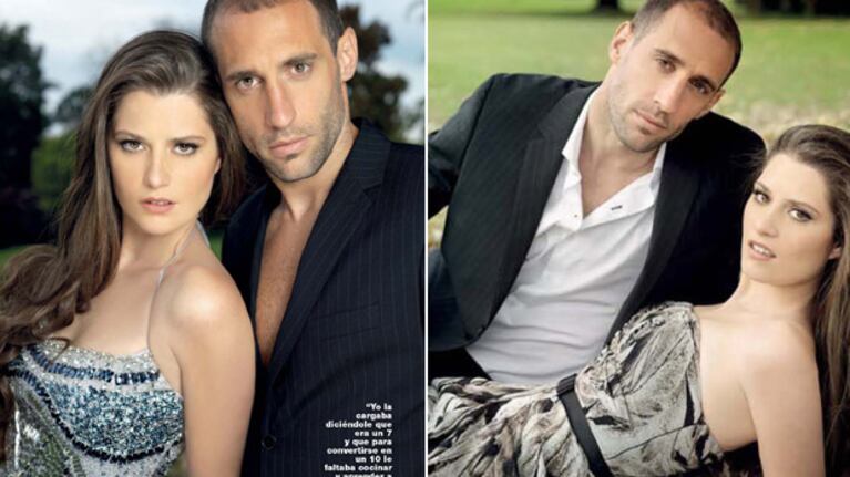 Pablo Zabaleta y Christel Castaño se casan este sábado. (Fotos: revista Gente)