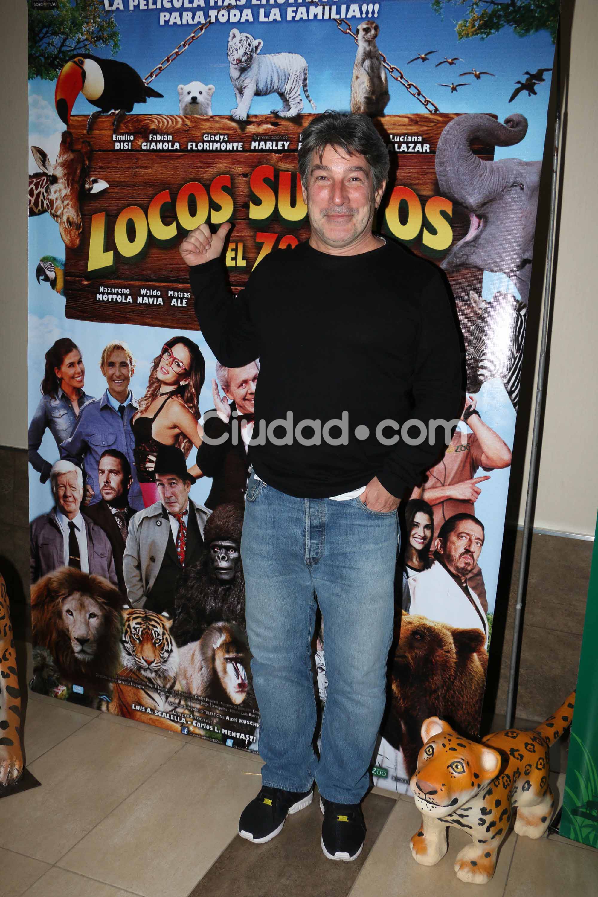 Pachu Peña, en la avant premiere de Locos sueltos en el zoo (Foto: Movilpress)