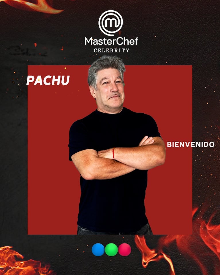 Pachu Peña en MasterChef Celebrity (Foto: Instagram @
masterchefargentina)