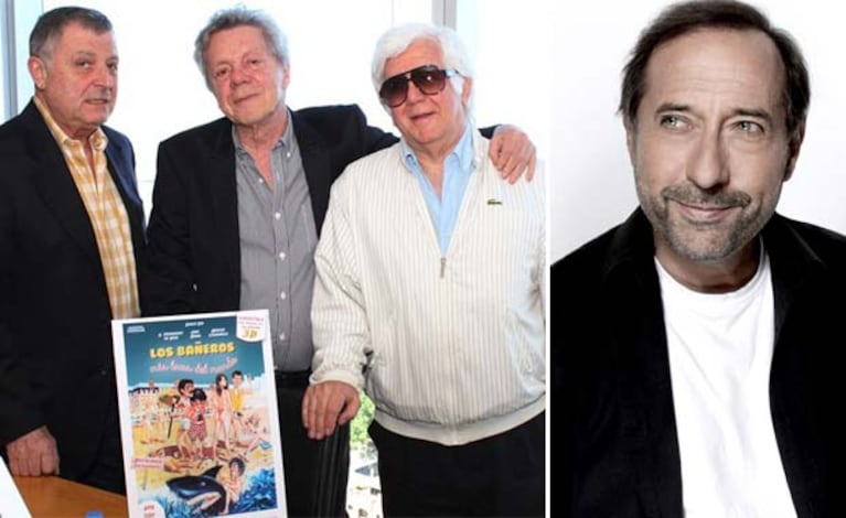 Paco Fernández de Rosa, Emilio Disi y Gino Renni harán Los Bañeros 4, sin Guillermo Francella. (Foto: Web)